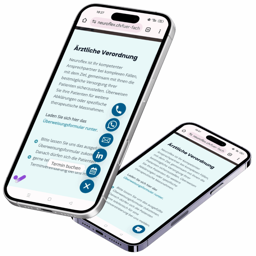 Chaty-Button von Klaroweb am Beispiel Neuroflex