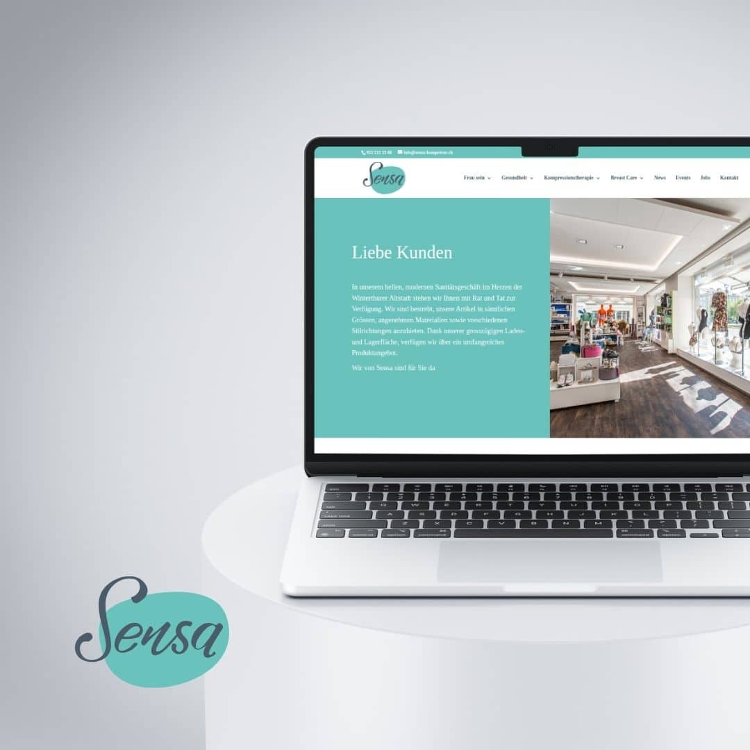 Sensa AG - Website